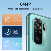 Globalna wersja Xiaomi Redmi Note 10S Smartphone 64GB/128GB Helio G95 Octa Core 64MP Quad Camera 6.43 "DotDisplay 5000mAh bateria 4